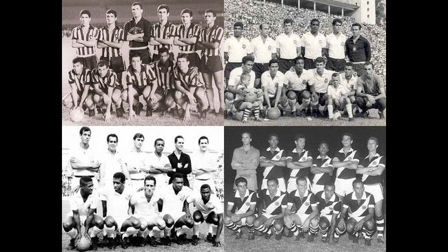 O Torneio Rio-SP que acabou com quatro campeões: Botafogo, Corinthians, Santos e Vasco
